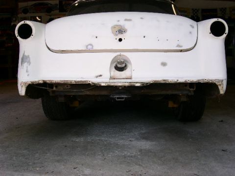 1954 Ford Crestline - This 1954 Ford Crestline is shown in primer, awaiting new paint and bodywork completion.