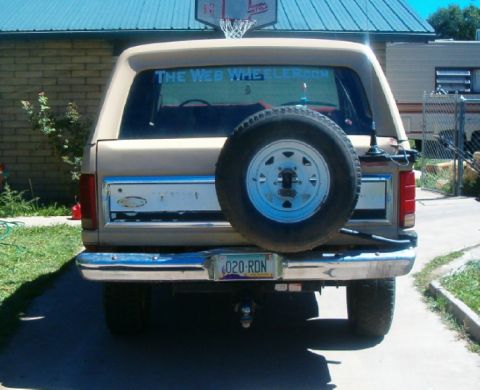 1985 Ford Bronco - Rear end