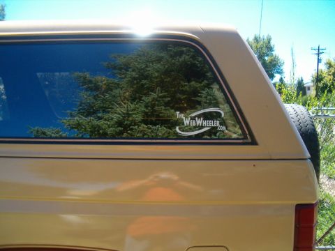1985 Ford Bronco - close up! smile now!
