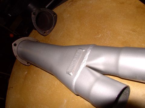 1990 Lincoln Town Car - Weld a cat or muffler to this fine collector pipe and you'll get one use of this pipe for all time. Now weld a 3" header collector flange,…