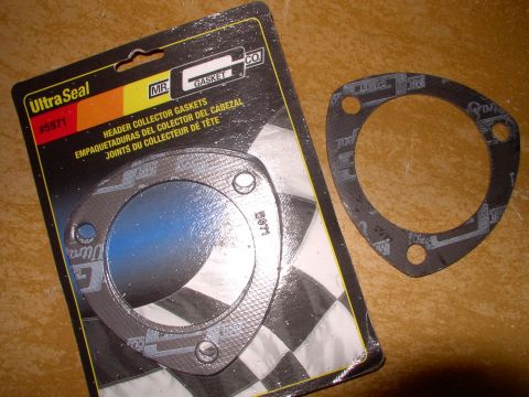 1990 Lincoln Town Car - I use these Mr. Gasket ultra-seal header gaskets, to connect the reducer to the cat and I've never burned them out yet. Not bad for $5 a pa…