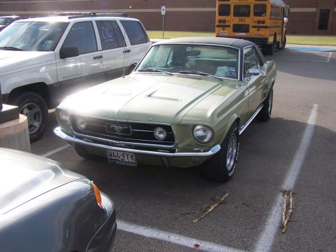 1995 Ford Bronco - My friend's 67 Mustang GTA, 390 FE big block V8, 3spd auto trans. That's one FAST car...