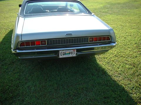 1971 Ford Torino - The rear of a 1970 Ford Torino is shown parked on a grassy lawn.