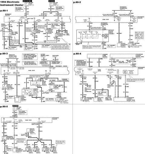 1994 Ford Crown Victoria - 94 Cluster Electronic