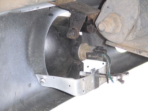 1993 Ford C-350 (Centurion Conversions) - custom driving light bracket