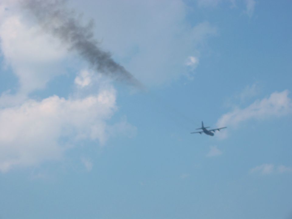 Fat Albert after the JATO's fired.