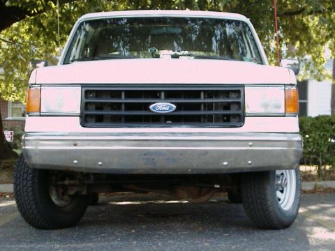 1988 Ford Bronco - The grille and headlight design suggest this Ford truck is from the 1987-1991 model range.