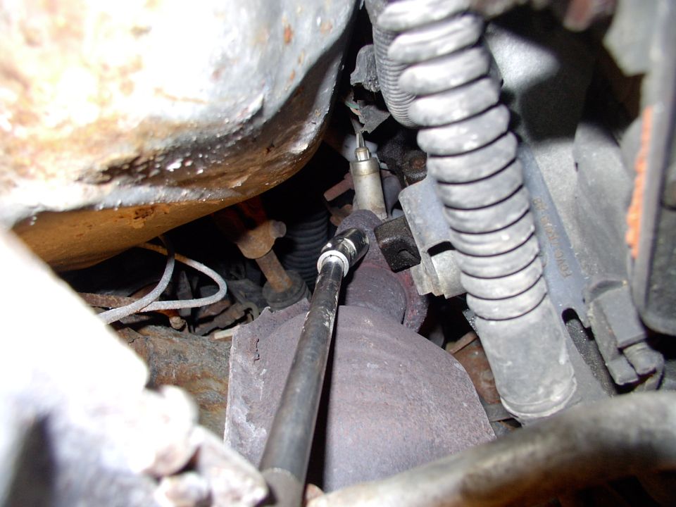 We loosened off the headpipes with heat, impact chisel, penetrating fluid and the ratchet.