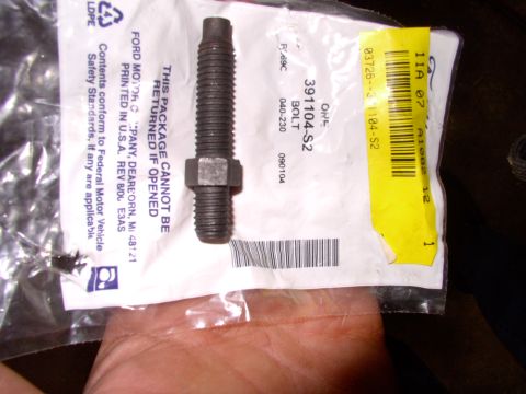 1990 Lincoln Town Car - Got bent over the stealership counter for these manifold studs, but believe me it's best to put new ones in now. Their holes are not really…