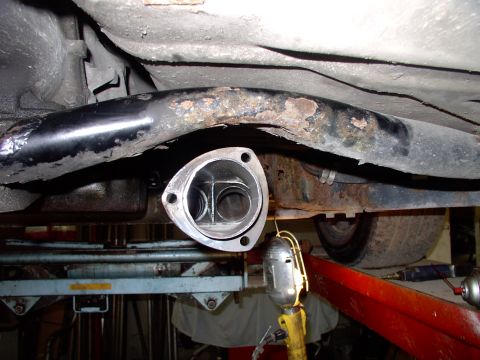1990 Lincoln Town Car - Look down that collector and see why they reckon this Y collector to be worth 25-40 ft/lbs of torque.