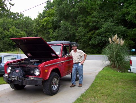 1974 Ford Bronco - the day after I brought it home from WV.