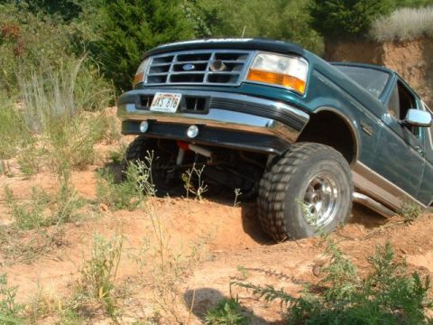 1996 Ford Bronco - up and over