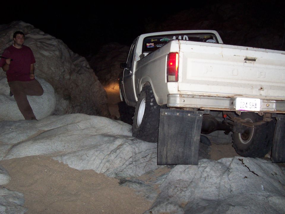 Going back down the rocks, on a different line.  Cost me at the bottom...