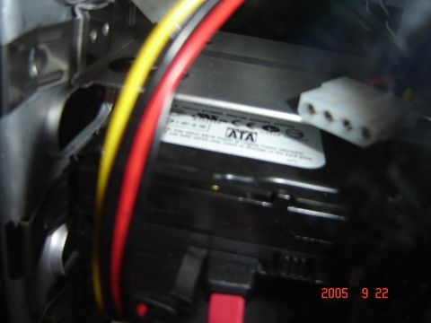 1993 Ford Bronco - Internal computer component with visible wiring and a SATA data connector.