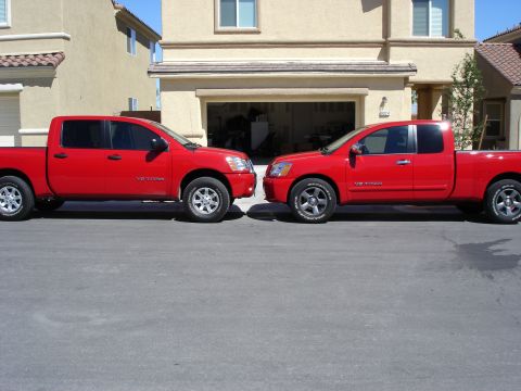 2005 Nissan Titan - PRG Vs. Stock
