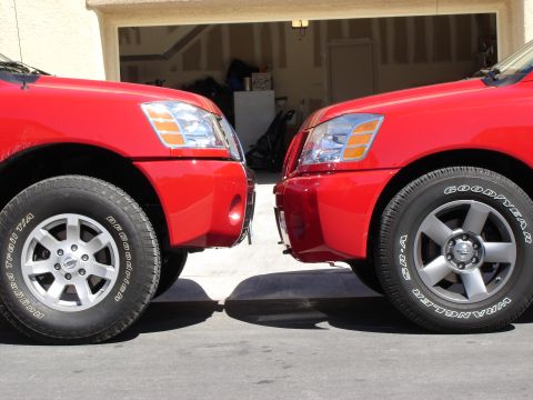 2005 Nissan Titan - PRG Vs. Stock