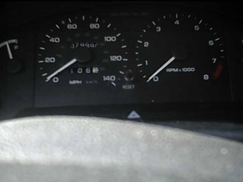 1996 Ford Probe - The dashboard shows the speedometer, odometer, and tachometer readings.