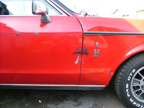 1976 Ford Granada - ouch
