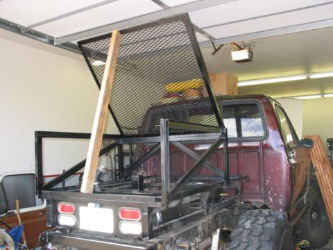 1981 Ford Bronco - New spare tire cover showing hinged lid
