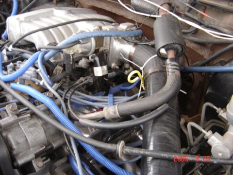 1990 Ford Bronco - A little further back to show the cable routing.