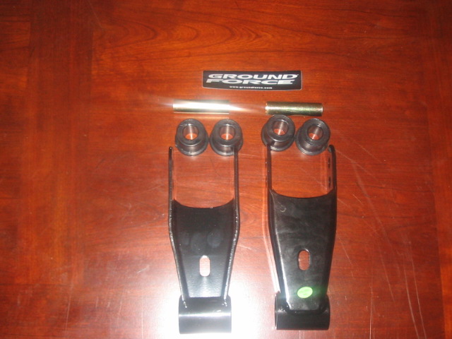 Ground Force lift kit parts with bushings and shackles
