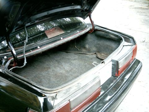 1989 Ford Mustang - Trunk.