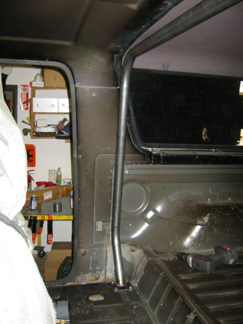 1992 Ford Bronco - A custom rollcage is installed inside the vehicle's interior.