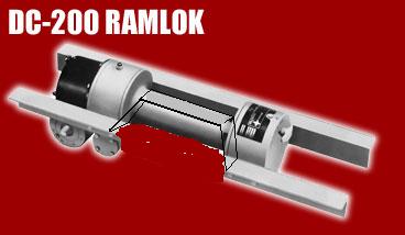 1985 Ford Bronco - A DC-200 RAMLOK winch is shown against a red background with Supermotors branding.