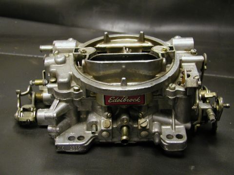 1967 Ford Ranchero - Edelbrock carburetor with visible part number 2385.