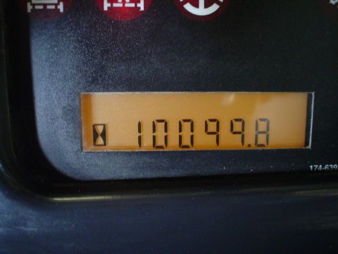 1966 International School Bus - The odometer shows 10099.8 miles.