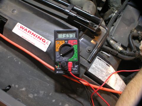 2000 Ford Excursion - With the new alternator, the batteries read 13.99 volts with the vehicle running (and no accessories turned on). With the old alternator, t…