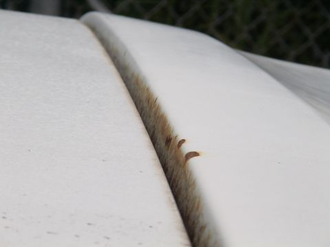 1993 Ford C-350 (Centurion Conversions) - rear edge rust