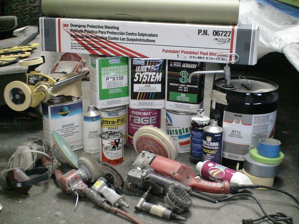 all materials used