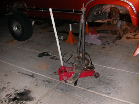 1984 Ford Bronco - out with the old.