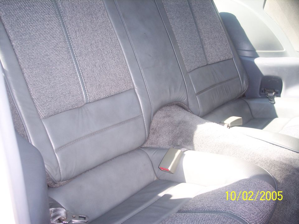 1988 Chevrolet Camaro interior rear seats