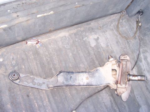 1996 Ford Bronco - This is a front suspension control arm and spindle assembly. Year and vehicle unknown.