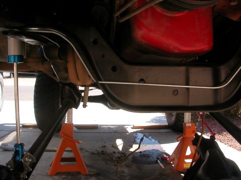 1984 Ford Bronco - ran my new brake lines as well.