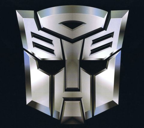 1991 Ford Bronco - The iconic Autobot symbol from the Transformers franchise is displayed prominently against a dark backdrop.