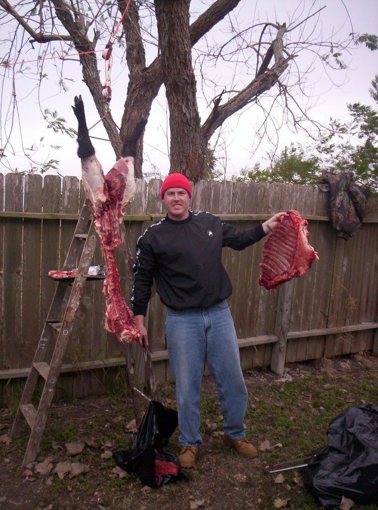 Skinning a 200+lb Russion Boar