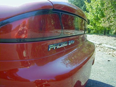 1997 Ford Probe - Rear view of a 1997 Ford Probe GT, showing the 'PROBE 24V' badging.