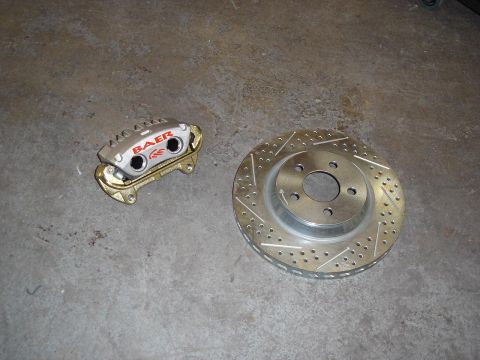 1966 Ford Fairlane - Front 13 inch rotor and caliper. Front kit part# is 4261029. Master cylinder comes with the kit.
