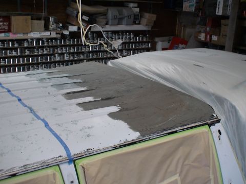 1993 Ford C-350 (Centurion Conversions) - 3 gallons of filler, whew!