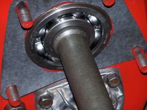 1979 Ford F-150 - A ball bearing assembly, possibly from a transmission or drivetrain component, shows "JAPAN" and "6308N" markings.