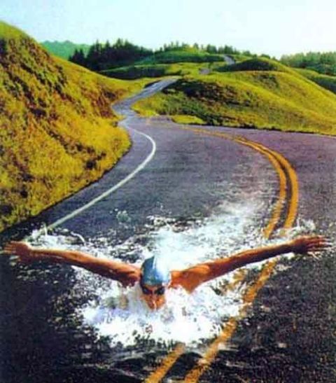 1986 Ford Bronco - Road Swimming