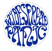 1995 Ford Bronco - Logo for the band Widespread Panic features stylized text in a circle.