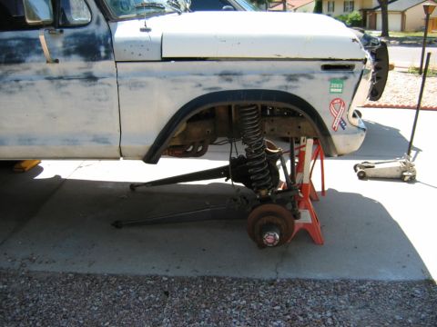 1978 Ford Bronco - Radius Arm Mounts removed for modding