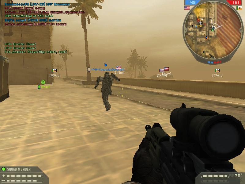 A glitch in battlefield 2. The Scarecrow