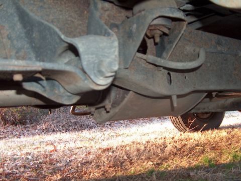 1991 Ford Bronco - A few quick shots of how the new exhaust was routed (end of 04). This was a practice project on welding exhaust. Total cost of exhaust from…
