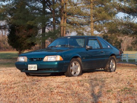 1993 Ford Mustang - This is a fairly nice shot -- the dirt's not as obvious. :)