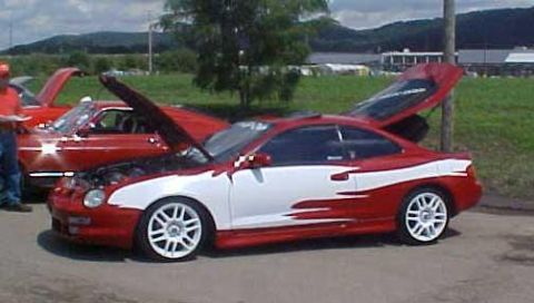 1999 Toyota Celica - my first show with vinyal